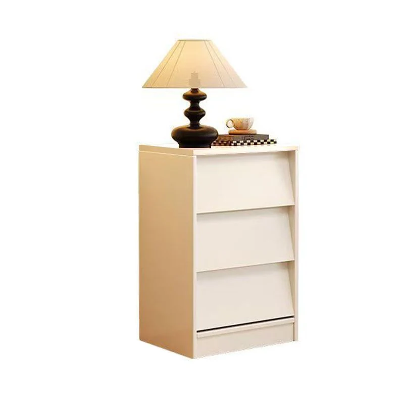 Traditional Vintage Venetian Blind Rectangular Eco-Friendly Engineered Wood Fiberboard Carbon Steel Storage Cabinet 3-Drawer For Living Room