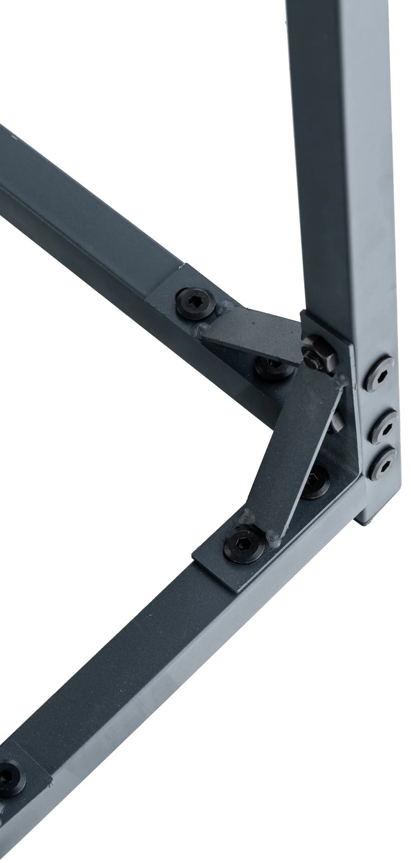 Abri à bois de chauffage en aluminium avec bâche – Support à bûches extérieur avec toit polycarbonate – 165 x 165 x 70 cm 10_0008499
