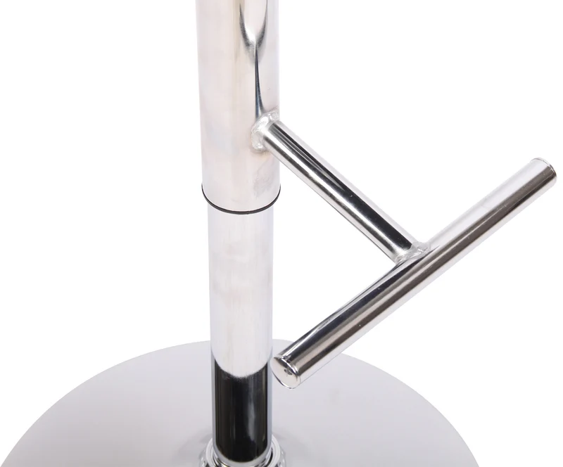 Tabouret de bar pivotant en velours vert et métal chromé avec accoudoirs repose-pieds et dossier TDB10643