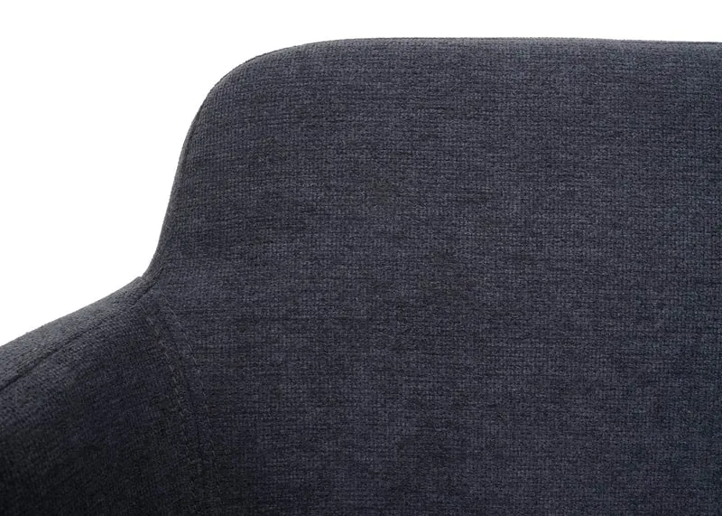 Ensemble de salle à manger 2x chaise de salle à manger et 1x banc en tissu anthracite 04_0006755