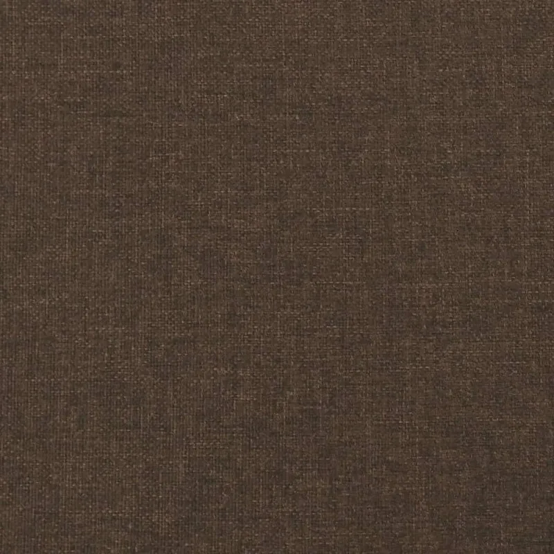 Sommier à lattes sur pieds cadre de lit 200x200 cm tissu marron foncé TDL0207056