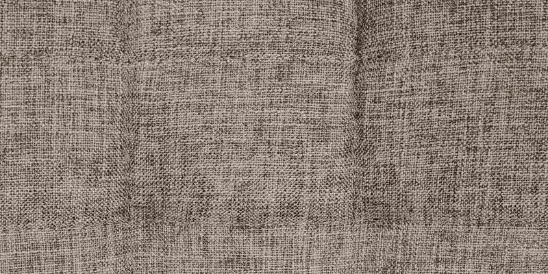 Tabouret de bar x1 structure métallique noir assise en tissu taupe avec surpiqûres 10_0005448