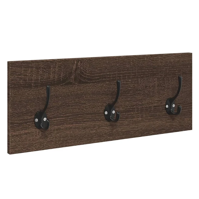 Ensemble de meubles de couloir 4 pièces bois d’ingénierie marron fer galvanisé et acrylique DEC024966