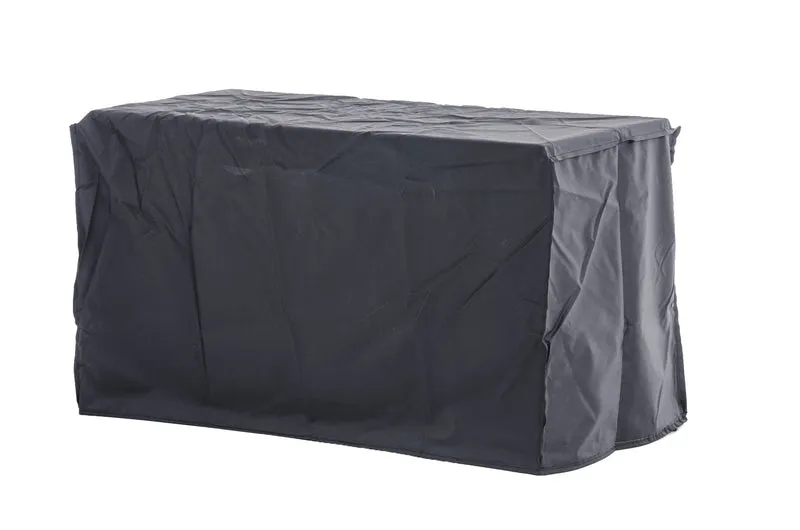 Housse de protection pour mobilier de jardin 126x71x76 cm en plastique hydrofuge noir 10_0002878
