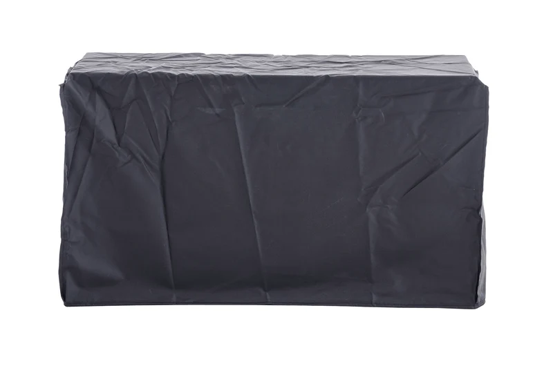 Housse de protection pour mobilier de jardin 126x71x76 cm en plastique hydrofuge noir 10_0002878