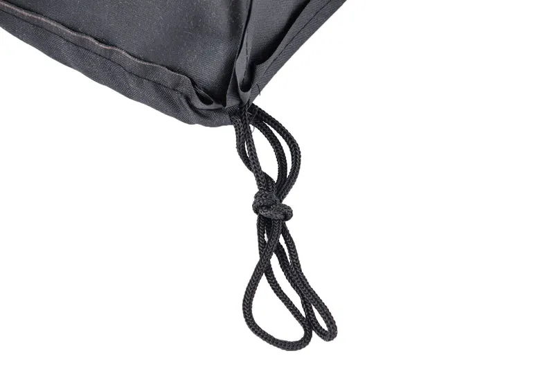 Housse de protection pour mobilier de jardin 126x71x76 cm en plastique hydrofuge noir 10_0002878