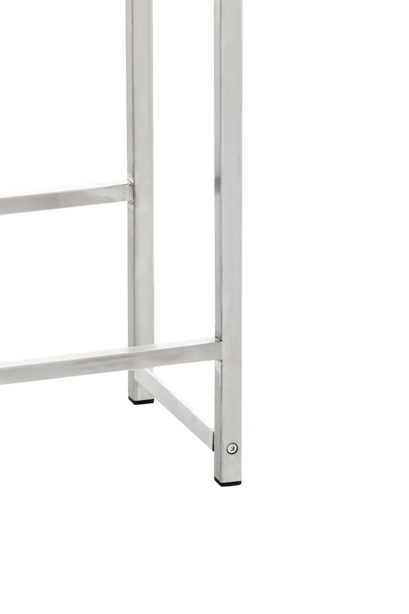 Étagère pour caisses à boissons 75x91 cm pour 4 caisses support rangement étagère sur pied en acier inoxydable 10_0003156
