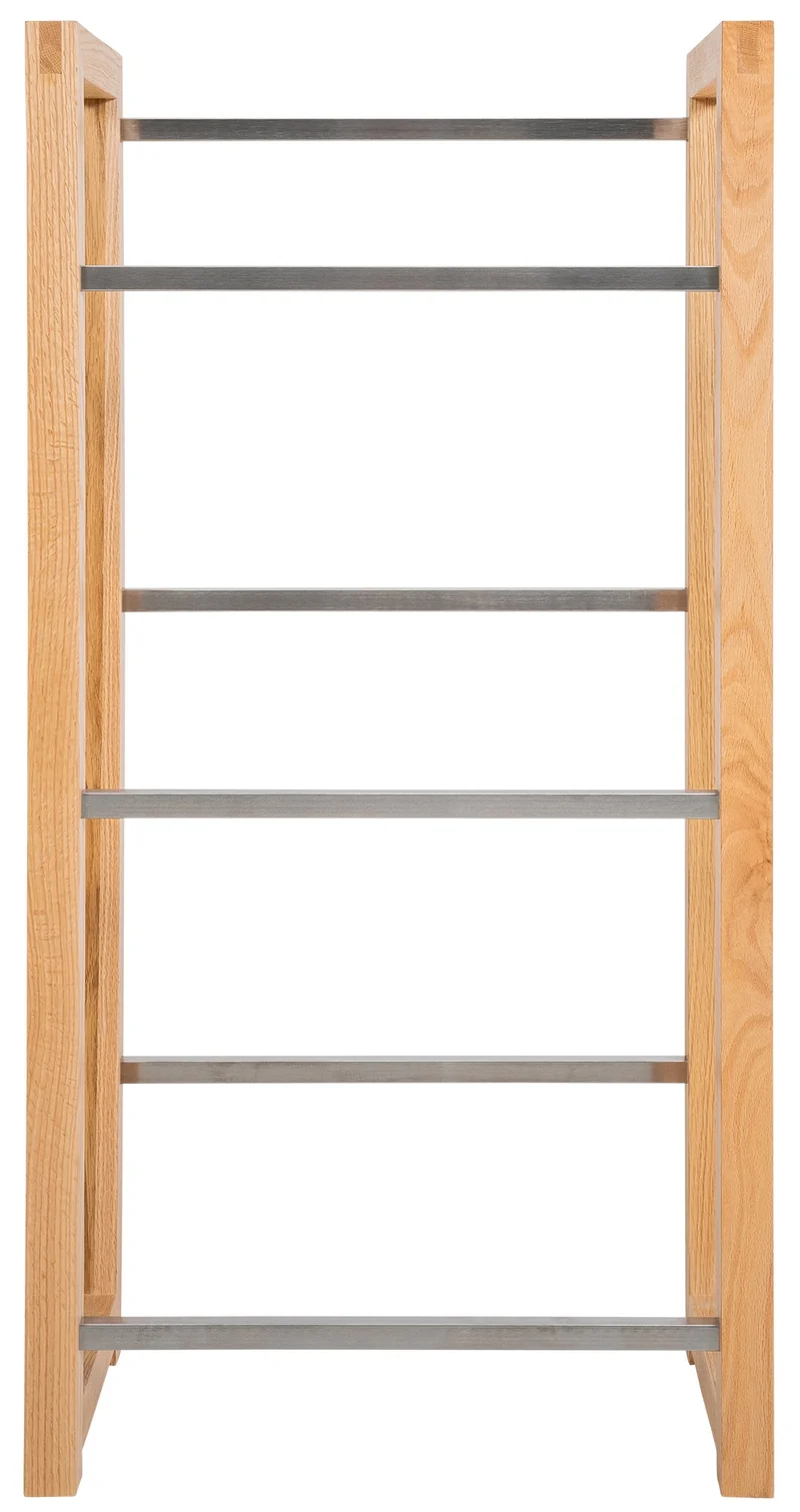 Étagère pour 3 caisses à boissons rangement support bouteilles 112x56 cm en bois chêne 10_0003148