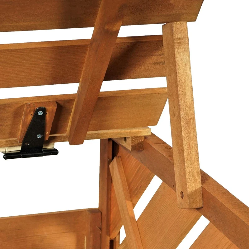 Abri de poubelles extérieur conteneurs à ordures jusqu'à 4 bacs 112x63x96 en bois certifié FSC marron 04_0005615