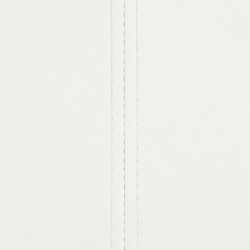 Lot de 4 chaises de salle à manger cuisine cantilever design contemporain synthétique blanc CDS021346