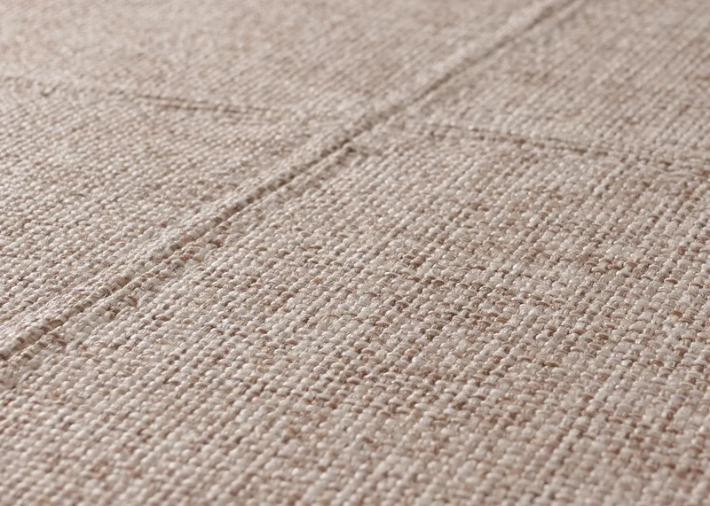 Banquette coffre de rangement avec assise rembourrée 45 x 114 x 45 cm en tissu beige 04_0011490