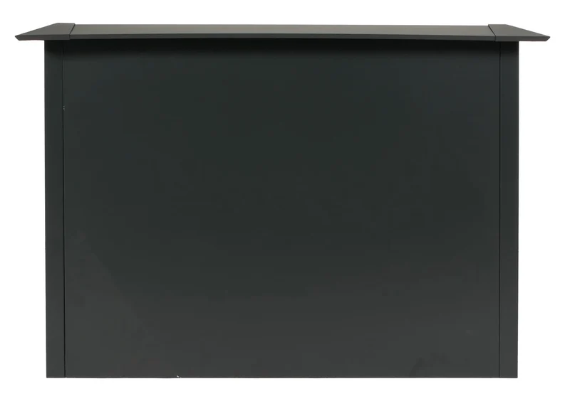 Haut potager métal 78x110x110 cm bac de jardin jardinière potager protection anti escargots acier thermolaqué anthracite 04_0010116