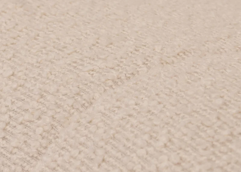 Fauteuil à bascule design avec accoudoirs assise large en tissu bouclé beige structure bois massif naturel 04_0009810