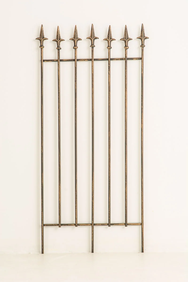 Treillis support pour plantes grimpantes décoration de jardin en métal bronze 10_0003874