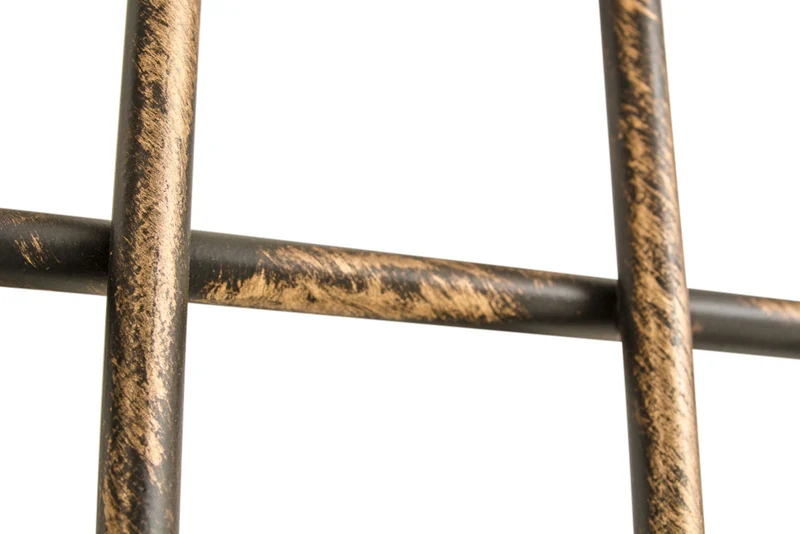 Lot de 2 treillis support pour plantes grimpantes décoration de jardin en métal bronze 10_0003832