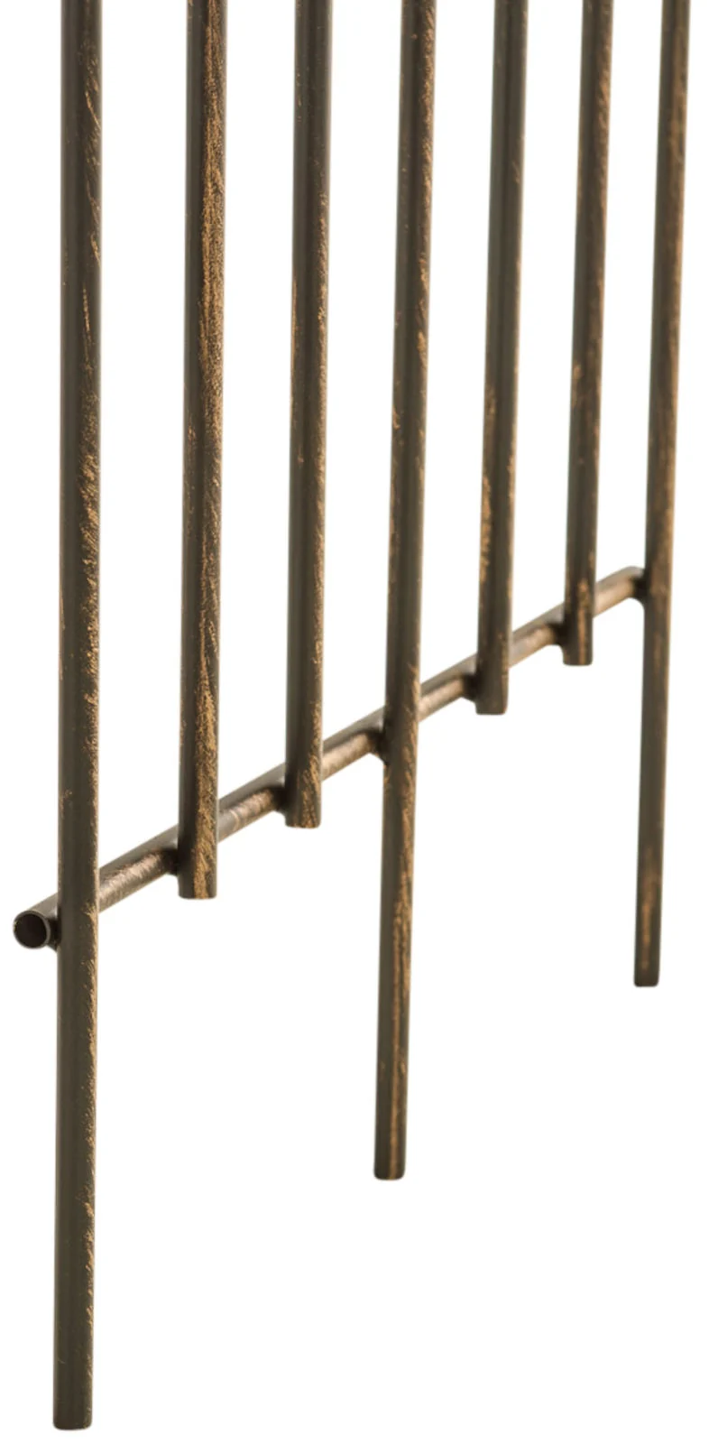Lot de 2 treillis support pour plantes grimpantes décoration de jardin en métal bronze 10_0003832
