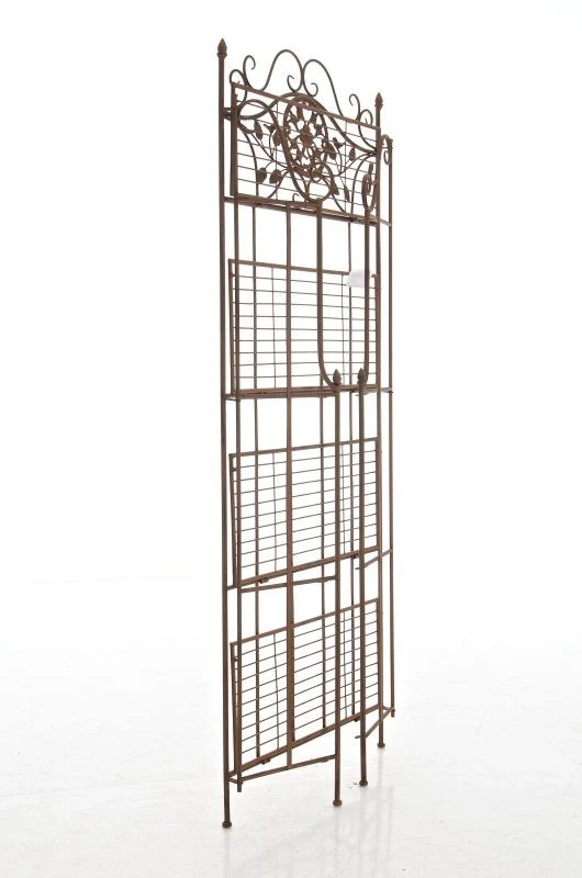 Étagère de rangement plantes chaussures cuisine 4 niveaux en métal 175x66x32 cm marron vieilli ETA10092