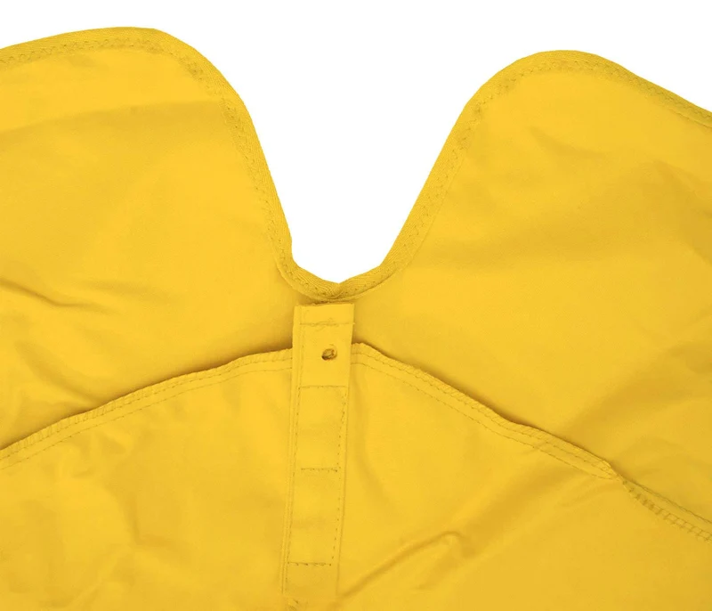 Parasol droit grand format diamètre 5 m manivelle toile résistante sans pied aluminium polyester jaune 04_0008020