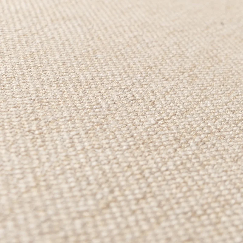 Canapé 71 x 190 x 185 cm convertible avec coffre de rangement grande surface de couchage roulettes accoudoirs coussins confort tissu beige 04_0010112