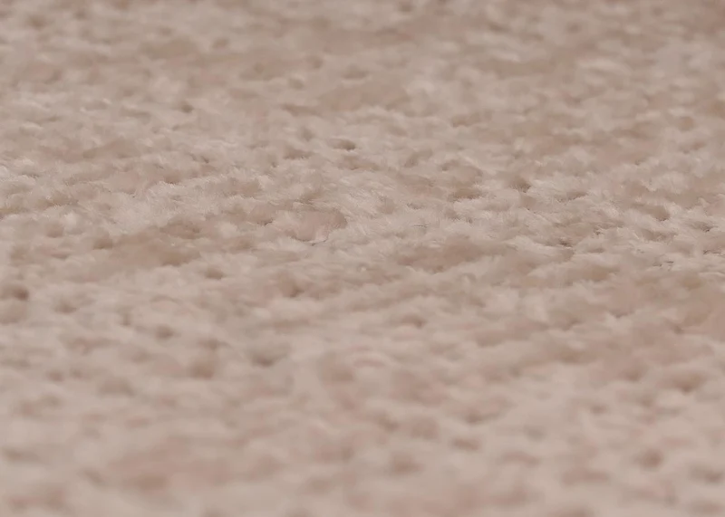 Fauteuil relax à bascule avec repose pieds confort rembourré poches latérales tissu chenille crème structure bois foncé 04_0009930