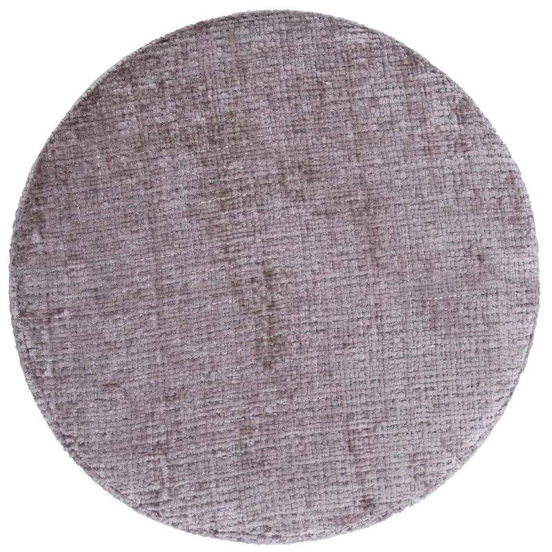 Lot de 2 tabourets réglables pivotants 360° tissu chenille marron Ø37 cm base acier 04_0009943