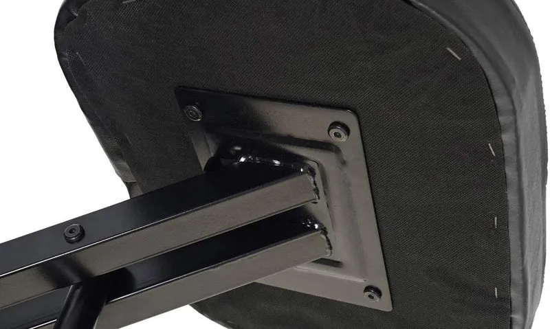 Tabouret chaise ergonomique siège assis genoux sur roulettes réglable synthétique gris foncé BUR04099