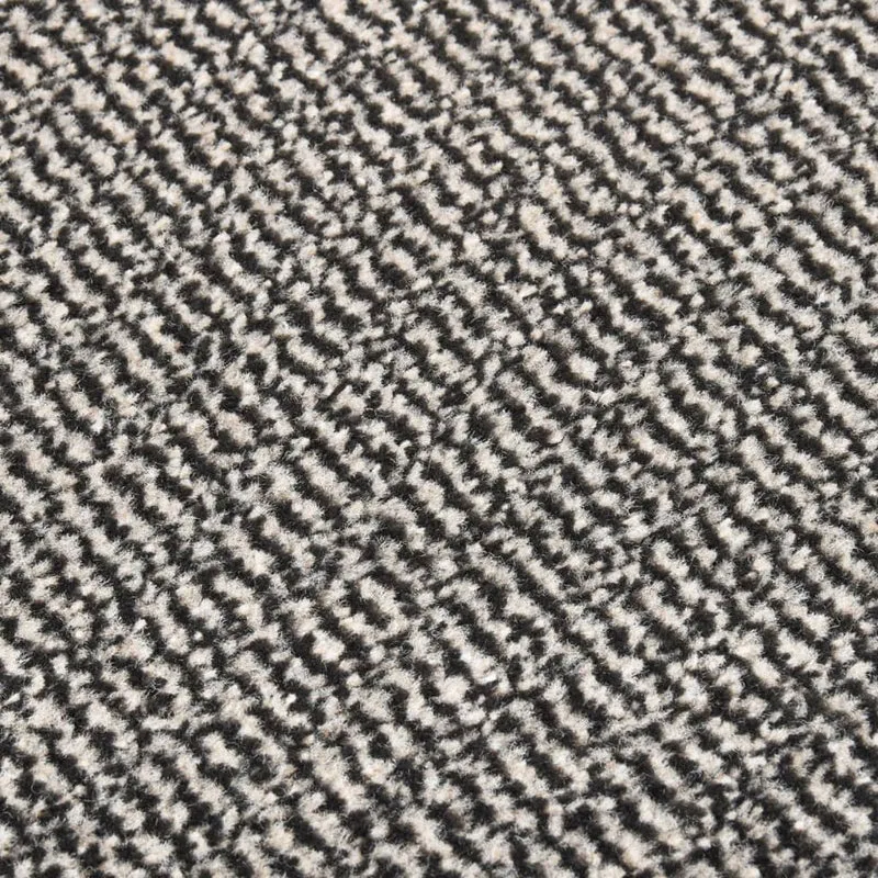 Paillasson touffeté 90 x 150 cm en PP marron clair et caoutchouc antidérapant DEC040680
