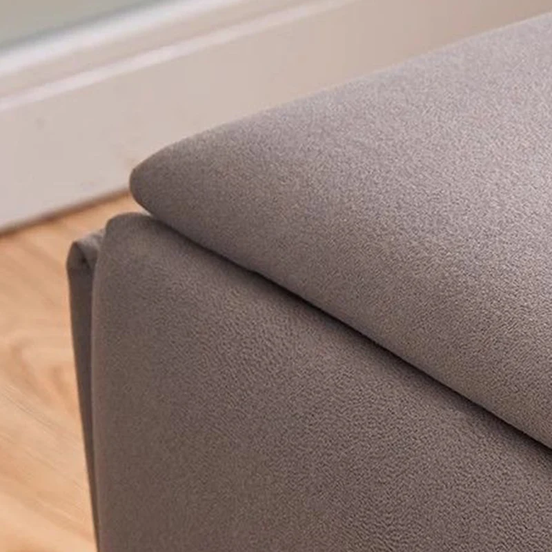 Contemporary Scandinavian Synthetic Fabric Sponge Metal Square Five-In-One Combination Low Stool Armless For Living Room