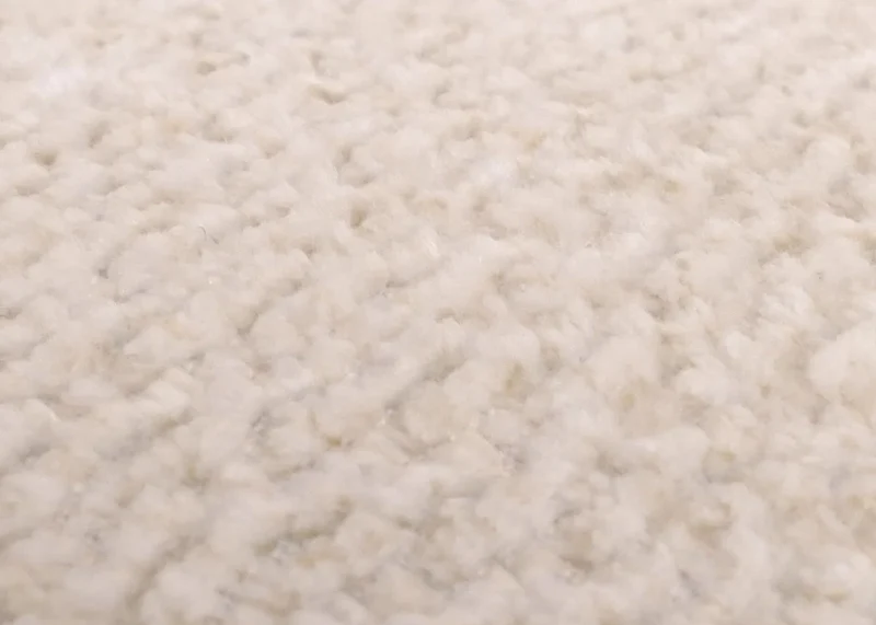 Fauteuil lounge design en tissu chenille crème fauteuil relax avec accoudoirs assise rembourrée confortable 04_0009029