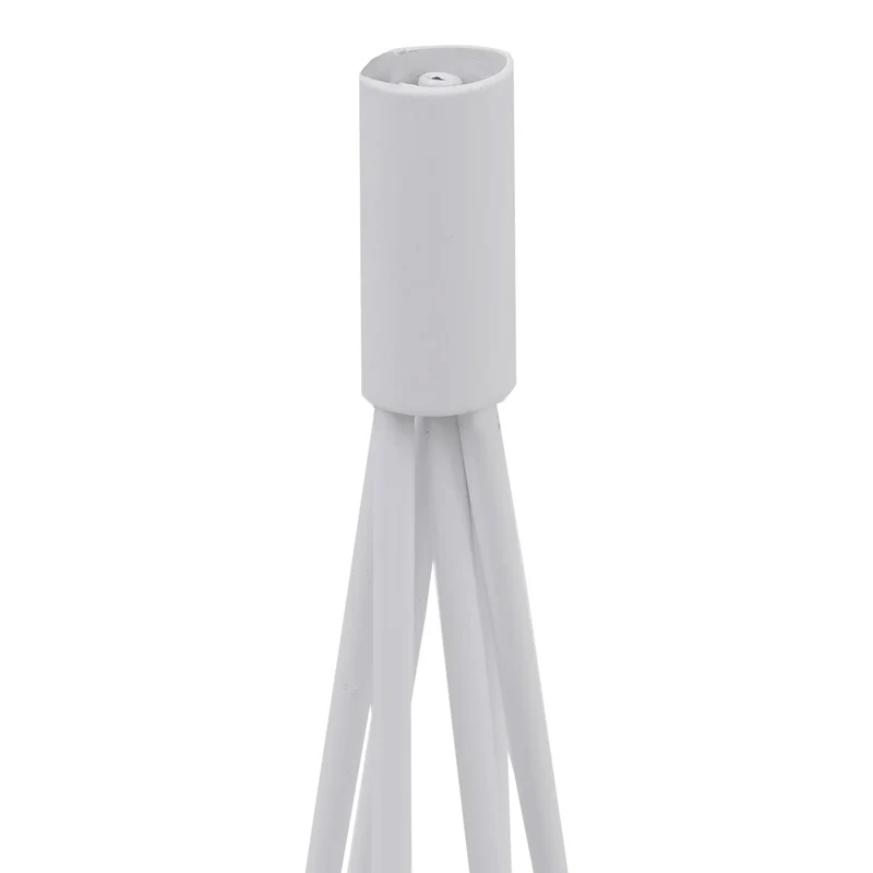 Sapin décoratif blanc en métal 90 cm arbre de Noël design support décoratif intérieur à personnaliser 04_0009007