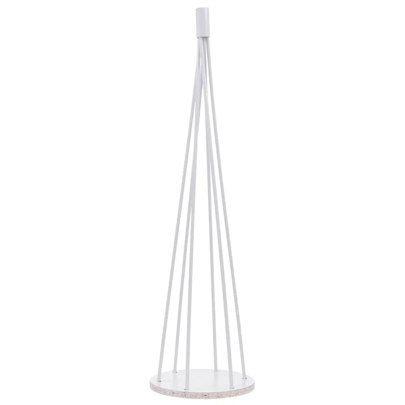 Sapin décoratif blanc en métal 90 cm arbre de Noël design support décoratif intérieur à personnaliser 04_0009007