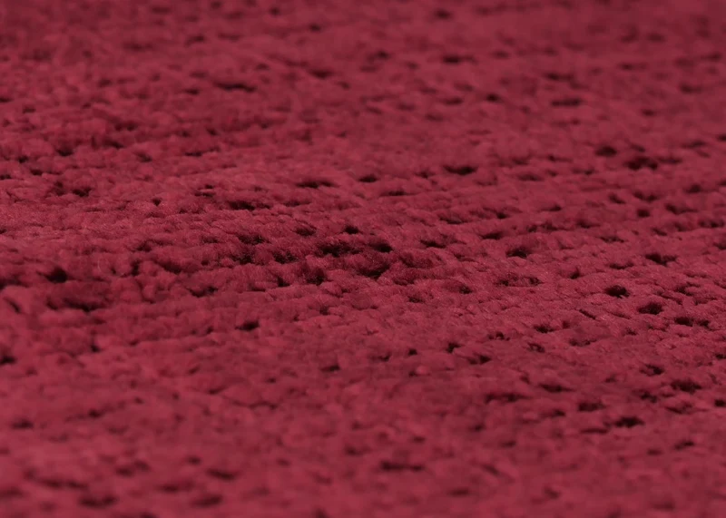 Fauteuil relax à bascule avec repose-pieds en tissu chenille bordeaux fauteuil TV confortable avec structure bois massif 04_0009925