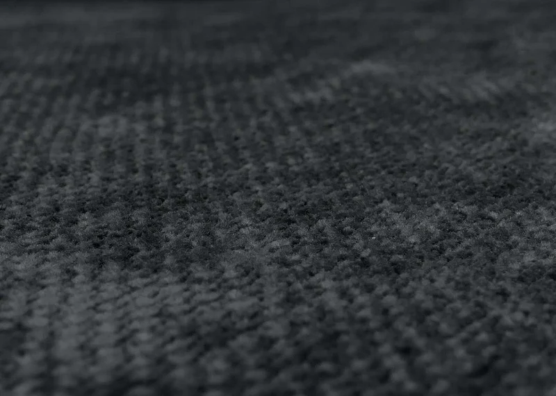 Chaise de salle à manger pivotante moderne accoudoirs enveloppants 90 x 60 x 60 cm confort d'assise ergonomique en tissu chenille gris foncé 04_0009336