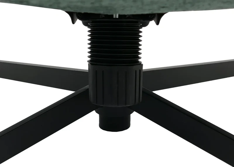 Fauteuil relax TV avec repose-pieds pivotant avec suspension confort exceptionnel structure métal et revêtement chenille vert 04_0009037
