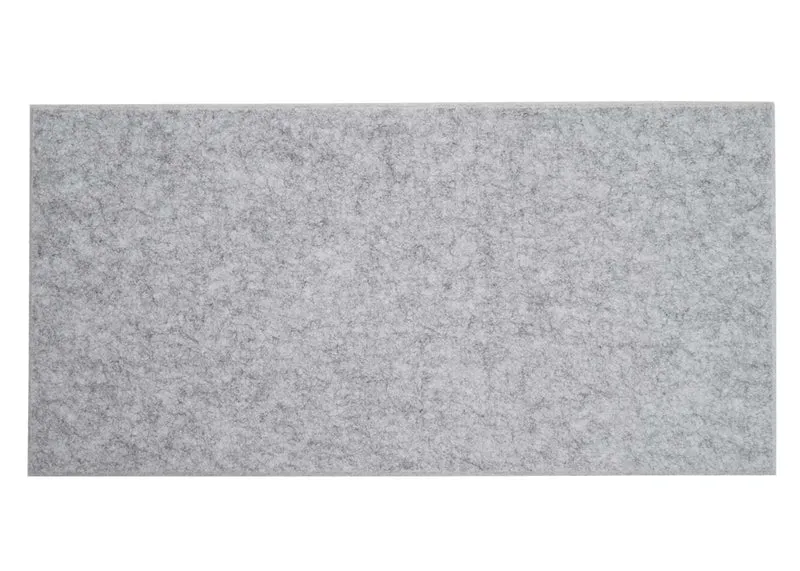 Lot de 6 panneaux acoustiques muraux 60 x 30 x 0,9 cm design moderne pour isolation phonique en textile gris clair 04_0010303