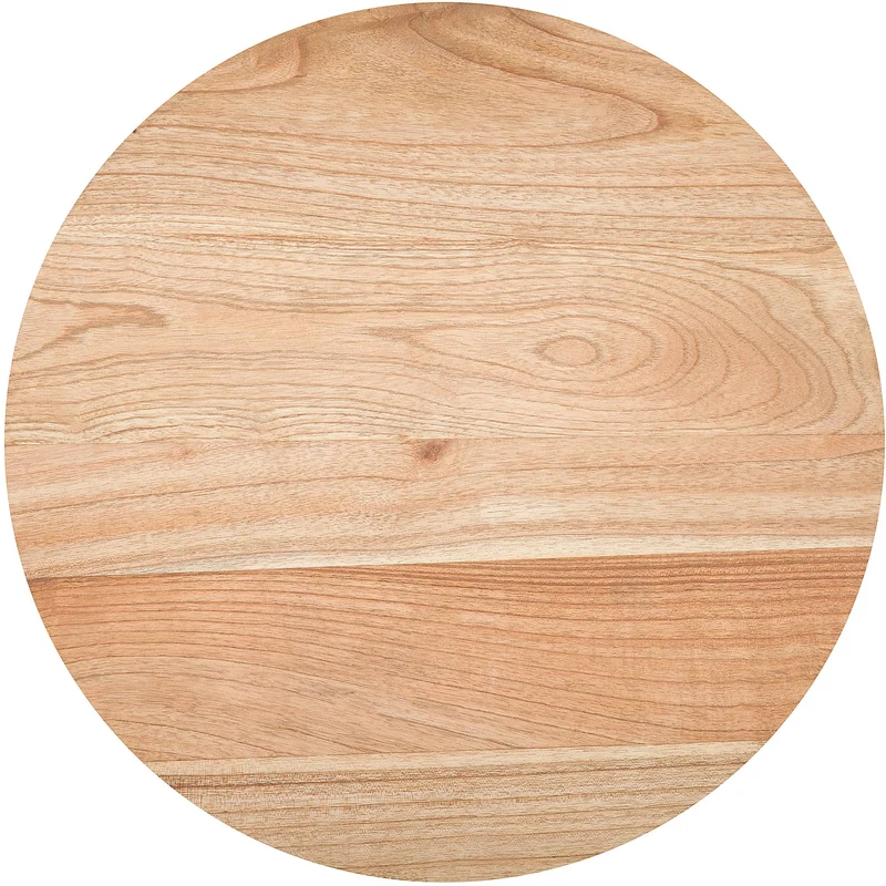 Table d’appoint en bois massif style maison de campagne table ronde décorative salon ou entrée diamètre 50 cm 10_0009202