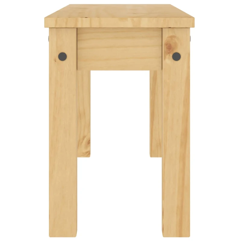 Banc de salle à manger design rustique 105 x 30 x 45 cm en bois massif de pin DEC025029