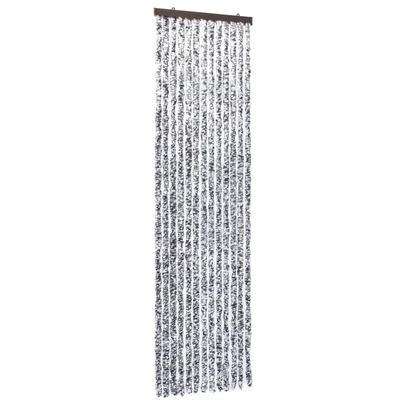 Rideau contre insectes moustiquaire Marron et beige 56 x 185 cm Chenille DEC022178