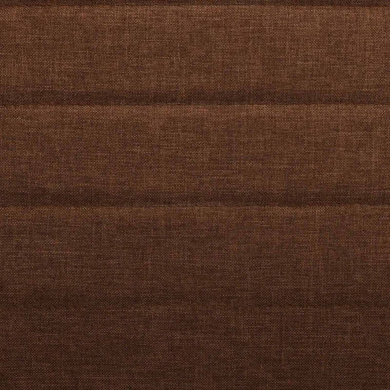 Lot de 4 chaises de salle à manger design contemporain cuisine en tissu marron CDS021736