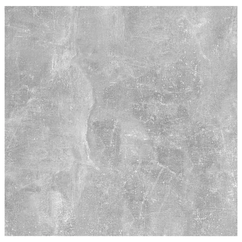 Lot de 2 tables de chevet murale avec compartiment avec porte 30,5 x 30 x 30cm bois d'ingénierie gris DEC035896
