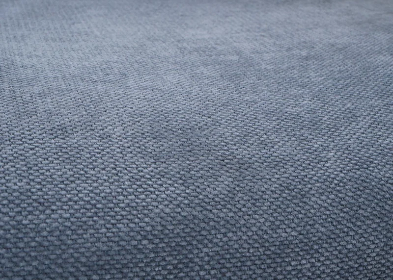 Chaise de salle à manger pivotante moderne accoudoirs enveloppants 90 x 60 x 60 cm confort d'assise ergonomique en tissu chenille bleu 04_0009331