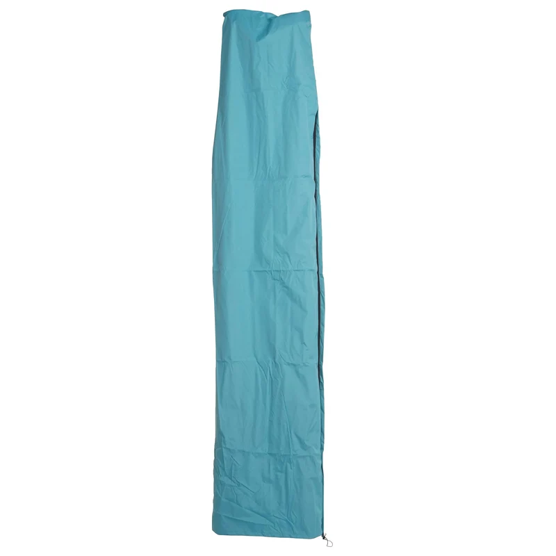Housse de protection pour parasol déporté 265 x 60 x 40 cm avec zip pratique étanche avec fermeture éclair turquoise 04_0010572