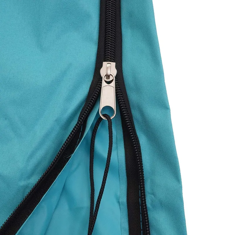 Housse de protection pour parasol déporté 265 x 60 x 40 cm avec zip pratique étanche avec fermeture éclair turquoise 04_0010572