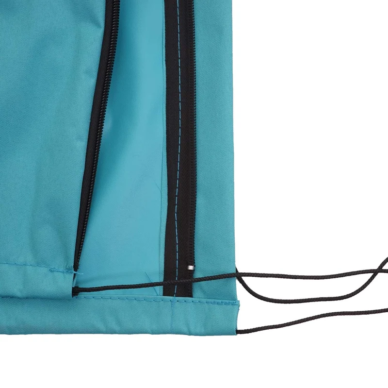 Housse de protection pour parasol déporté 265 x 60 x 40 cm avec zip pratique étanche avec fermeture éclair turquoise 04_0010572