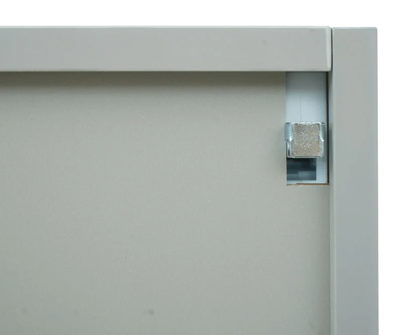 Armoire murale de salle de bain avec miroir 6 étagères finition brillante 70x80x16 cm contreplaqué gris 04_0010228