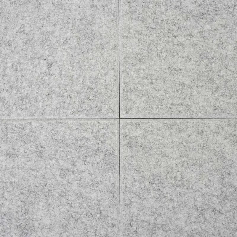 Lot de 4 panneaux acoustiques muraux panneaux insonorisants 1 m² 50 x 50 cm gris clair 04_0010307