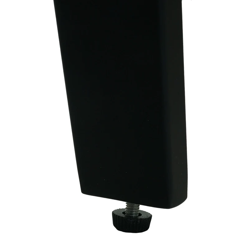 Table basse rectangulaire salon table d’appoint en métal et MDF 43x110x60 cm couleur chêne sauvage foncé 04_0010259