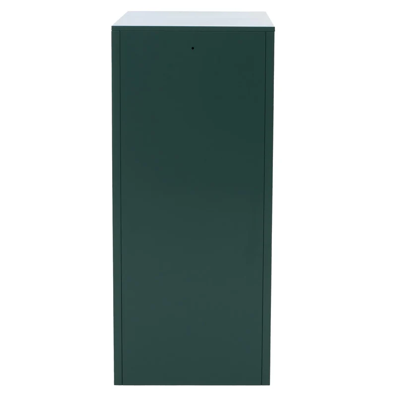 Armoire vestiaire métallique casier de rangement 2 portes 90x38x45 cm vert 04_0008948