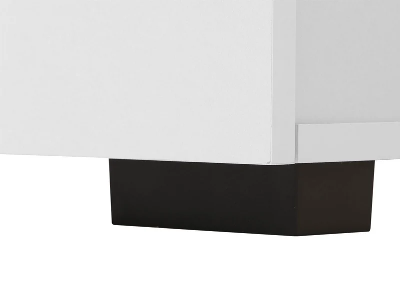 Buffet avec 4 portes avec design tressé 3D 9 compartiments de rangement 83x159x37 cm MDF blanc 04_0009841