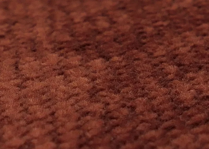 Chaise de salle à manger pivotante fonction Auto-Return 360° en tissu chenille rouge brun piètement métal 04_0009367